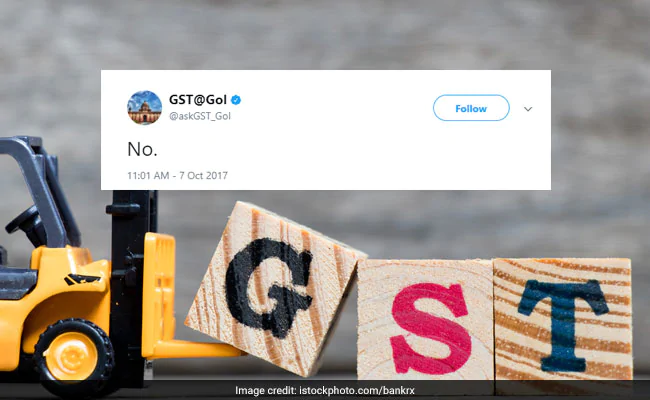 No questions on GST in twitter